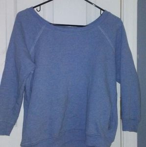Periwinkle sweatshirt with pockets